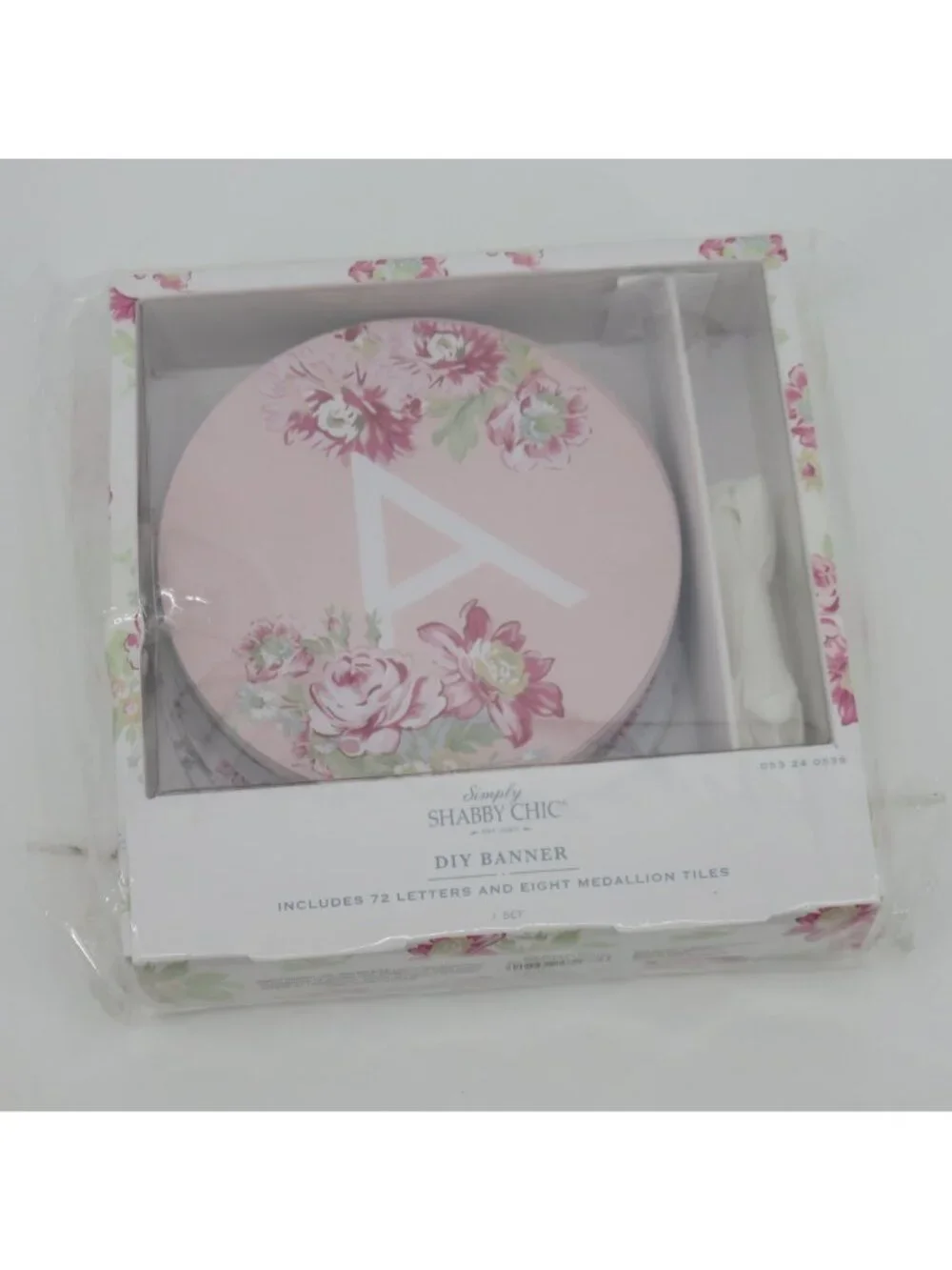 Simply Shabby Chic DIY Banner Pastel Rose Floral Flower Party Decoration NEW